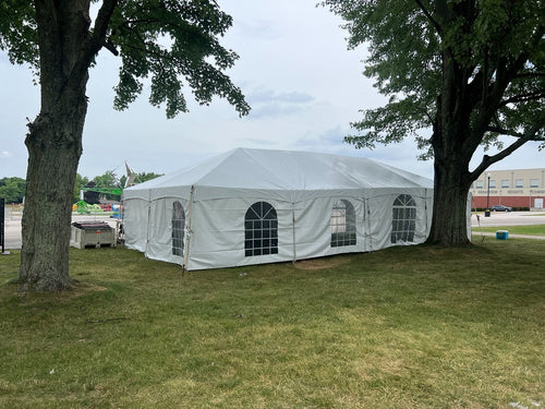 20 x 40 Foot Frame Tent (64-96 Seats)