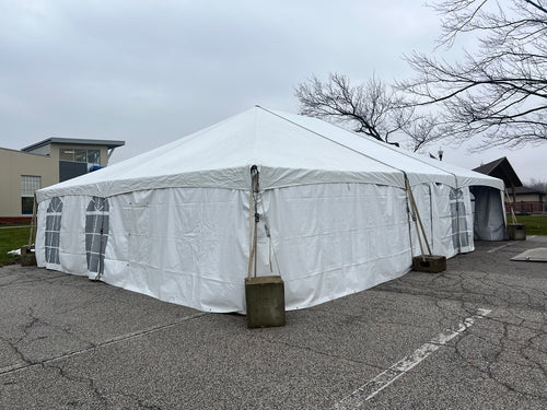 30 x 40 Foot Frame Tent (96-160 Seats)