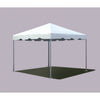 A computer image of a 10 x 10 white frame tent.