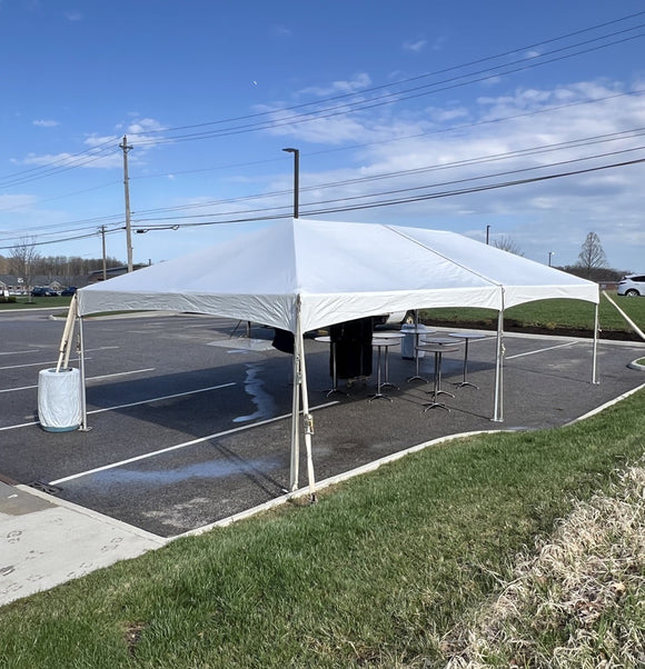 15 x 30 Foot Frame Tent (36-48 Seats)