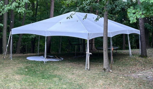20 x 30 Foot Frame Tent (48-72 Seats)