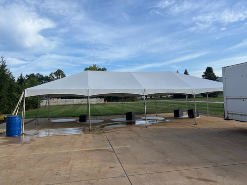 20 x 40 Foot Frame Tent (64-96 Seats)