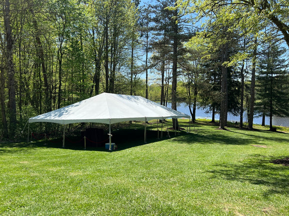 30 x 50 Foot Frame Tent (120-200 Seats)