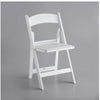 White Resin Padded Chair (Wedding Style)
