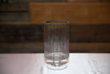 Centerpiece - Ribbed Glass Vase 9