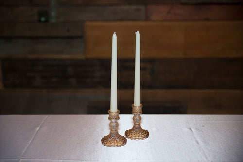 Centerpiece - Gold Vintage Candlestick Holders