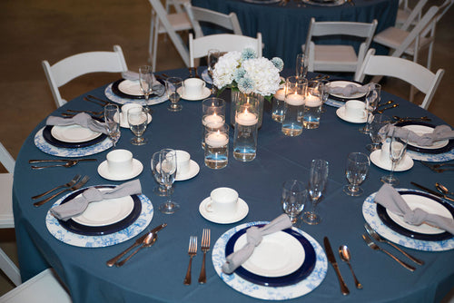 Blue Floral 13 Charger