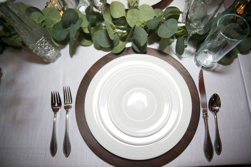 White Pearl Dinner Plate
