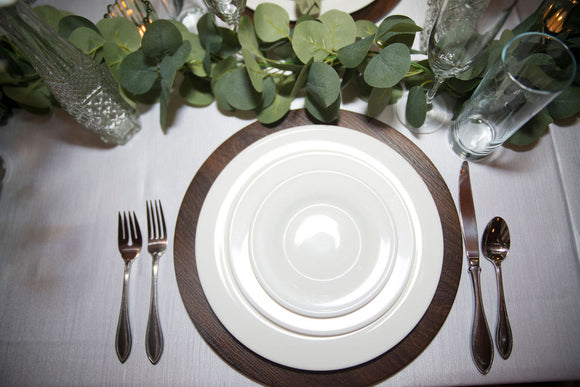 White Pearl Dinner Plate