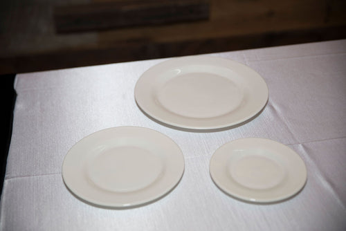 White Pearl Dessert Plate