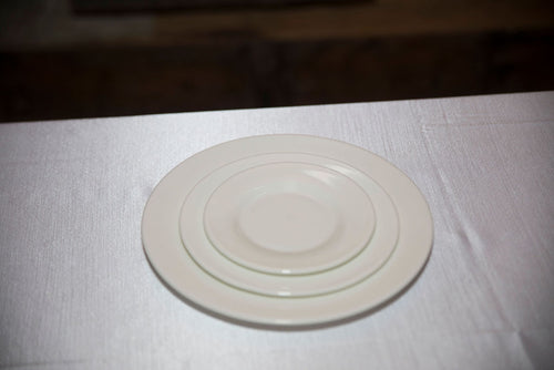 White Pearl Dessert Plate