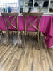 Chestnut Resin Crossback Chair