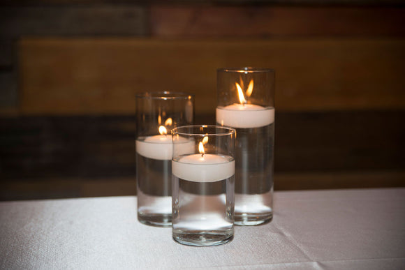 Centerpiece - Glass Cylinder Vases -  6