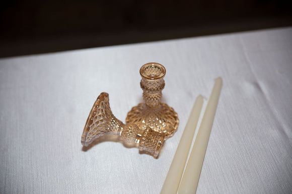 Centerpiece - Gold Vintage Candlestick Holders