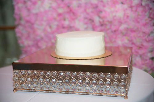 Gold Square Cake Stand