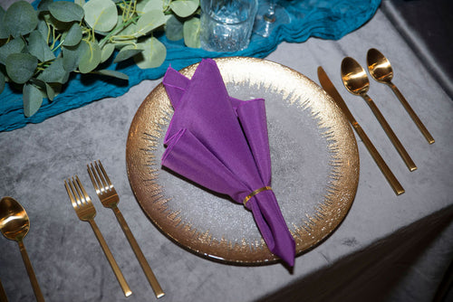 Matte Gold Cubed Teaspoon