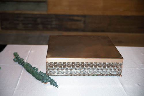 Gold Square Cake Stand