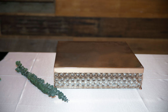 Gold Square Cake Stand