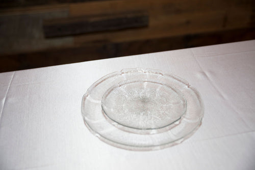 Glass Salad Plate