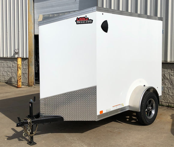 Trailer - Small Enclosed - 5x8 FT V Nose - 2990# GVWR