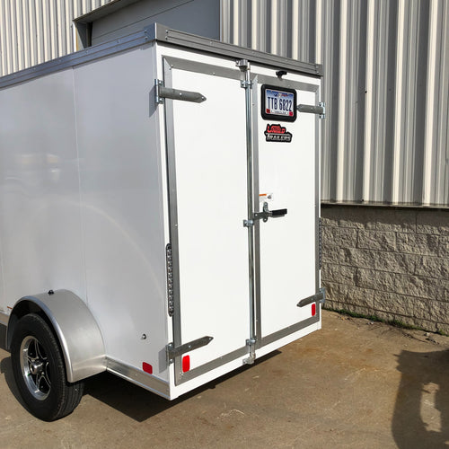 Trailer - Small Enclosed - 5x8 FT V Nose - 2990# GVWR