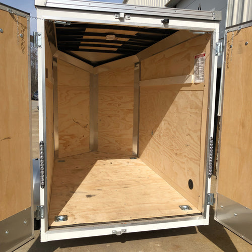 Trailer - Small Enclosed - 5x8 FT V Nose - 2990# GVWR