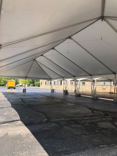30 x 70, 30 x 80, 30 x 90 and 30 x 100 Foot Frame Tents (160-400+ Seats)