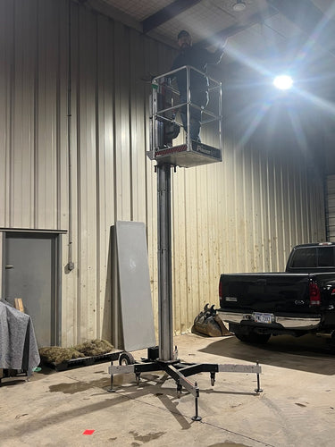 Drill Powered Man Lift - Reechcraft Powerlift M20 - 20 foot working height
