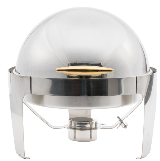 6qt. Round Roll Top Chafer