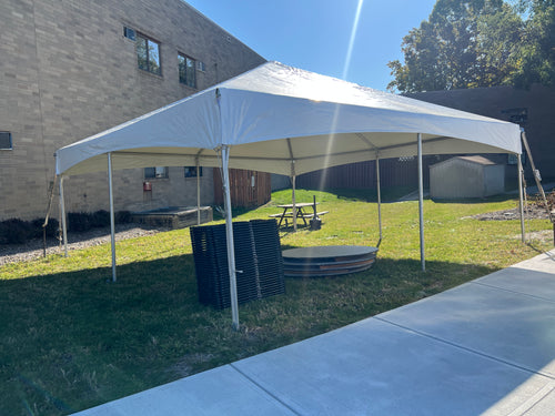 20x20 tent rental for a corporate event in Cleveland. 