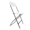 White Aluminum Folding Chair